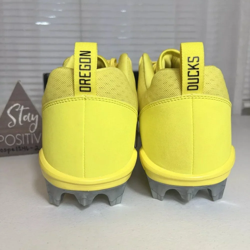 Nike Alpha Menace Pro 2 Oregon Ducks PE Mens Size 15 Wide Yellow Football Cleats